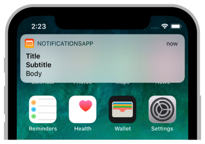 Mac Push Notification App